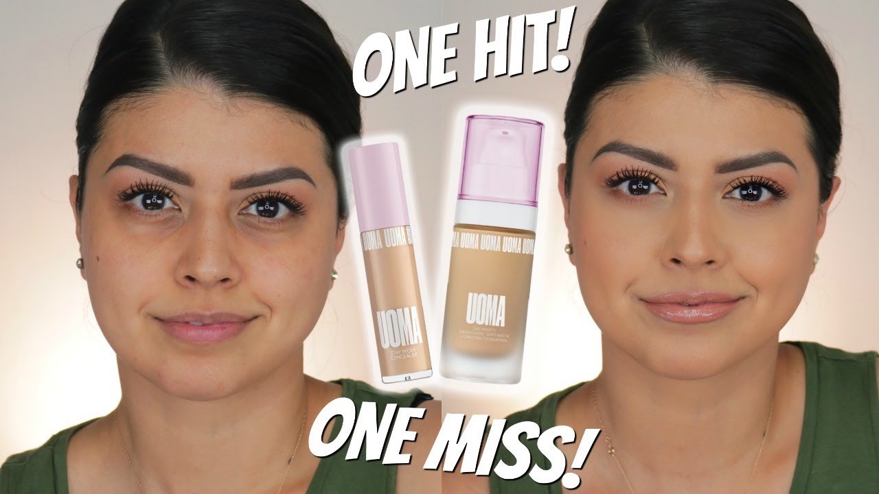 UOMA SAY WHAT?! FOUNDATION AND STAY WOKE CONCEALER | REVIEW + WEAR TEST