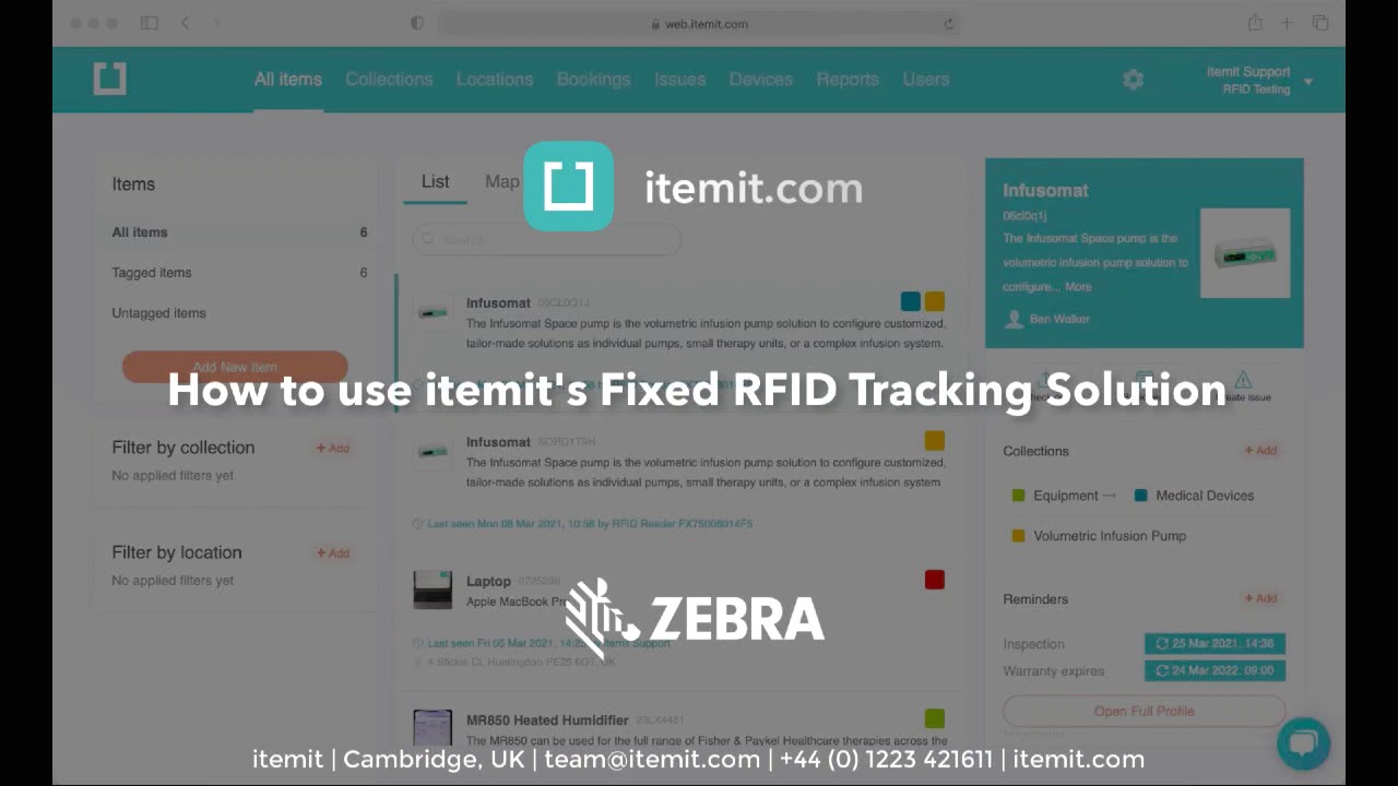 How to use itemit's Fixed RFID Tracking Solution