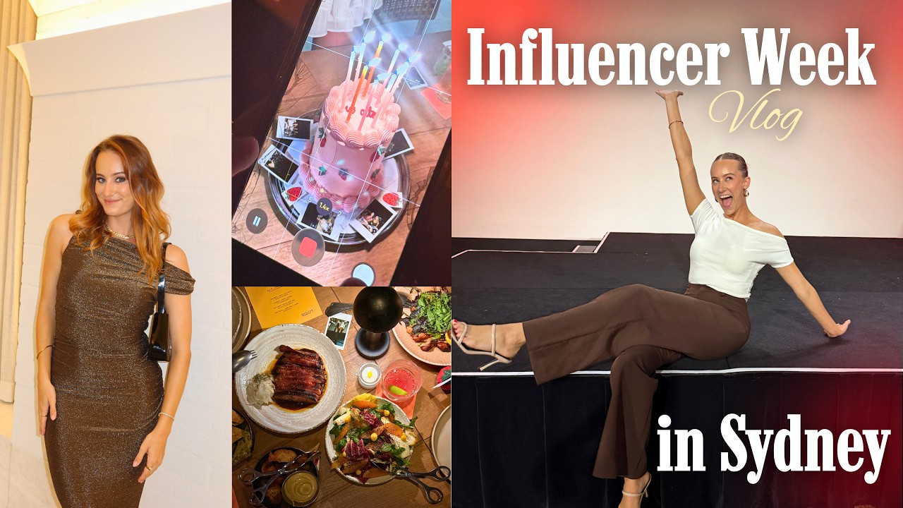Come to Influencer Events With Me | Brand Party, Women’s Conference & Networking | Week Vlog