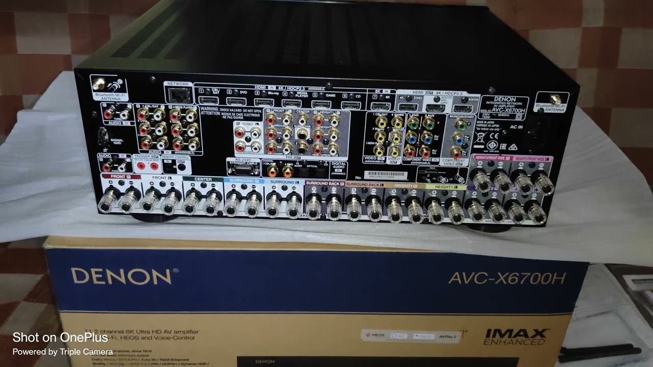 DENON AVC-X6700H - 11.2 CHANNEL AV RECEIVER new piece demo available