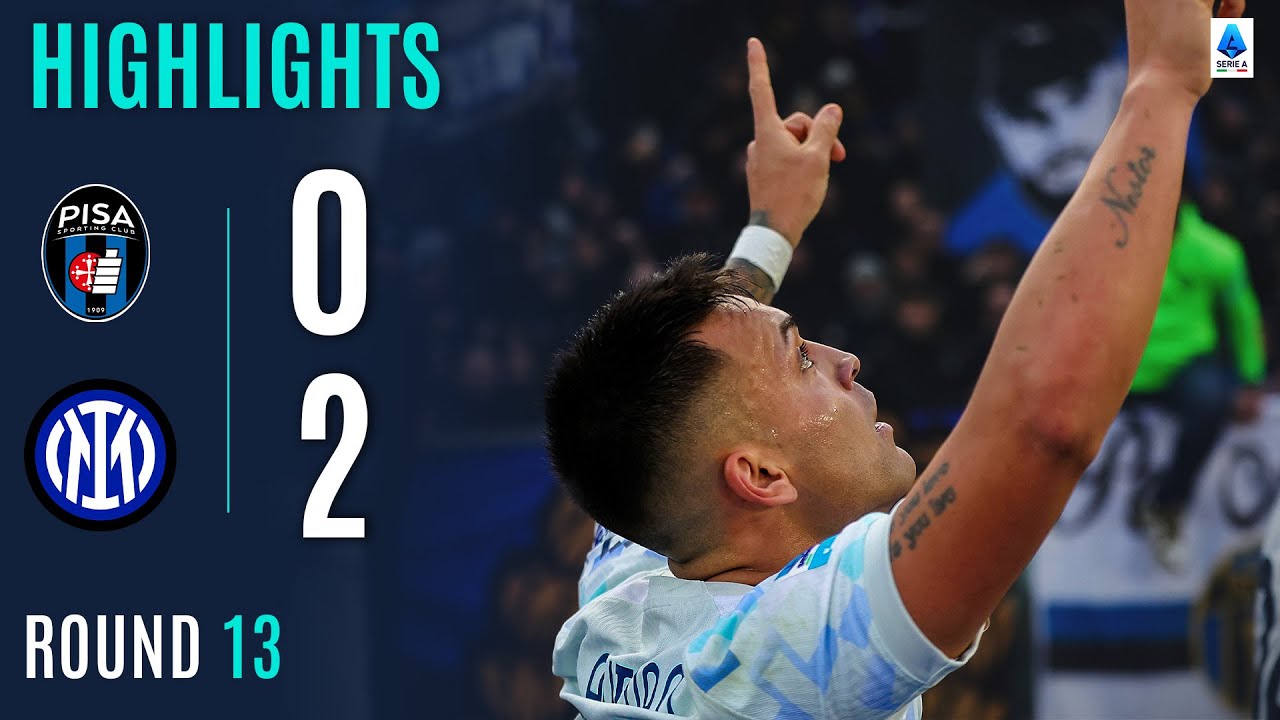 PISA-INTER 0-2 | HIGHLIGHTS | Lautaro&rsquo;s brace brings Inter back on track | SERIE A 2025/26