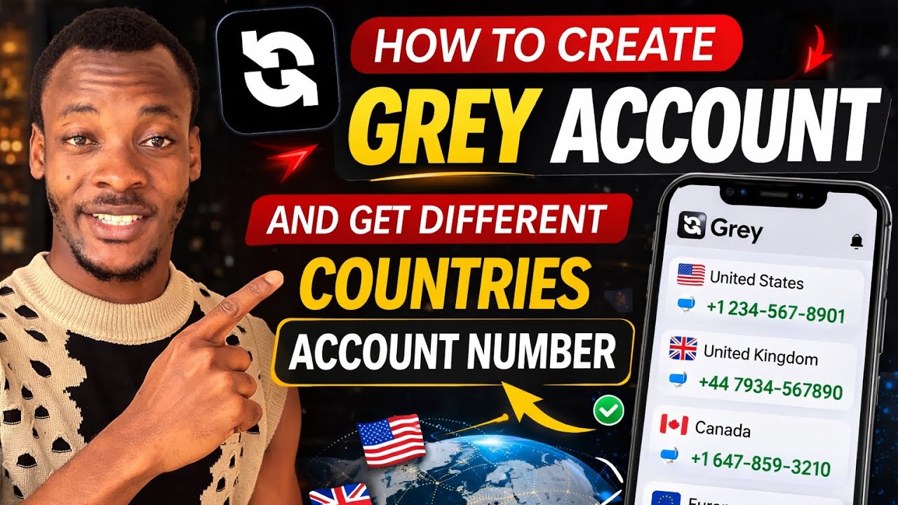 Create Grey Account & Get Foreign Bank Account Numbers (2026 Guide)