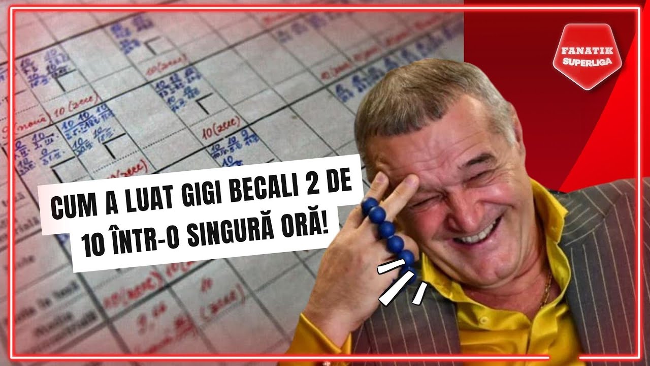 FABULOS | La ce materie a avut Gigi Becali NOTA 10 si a mers la OLIMPIADA
