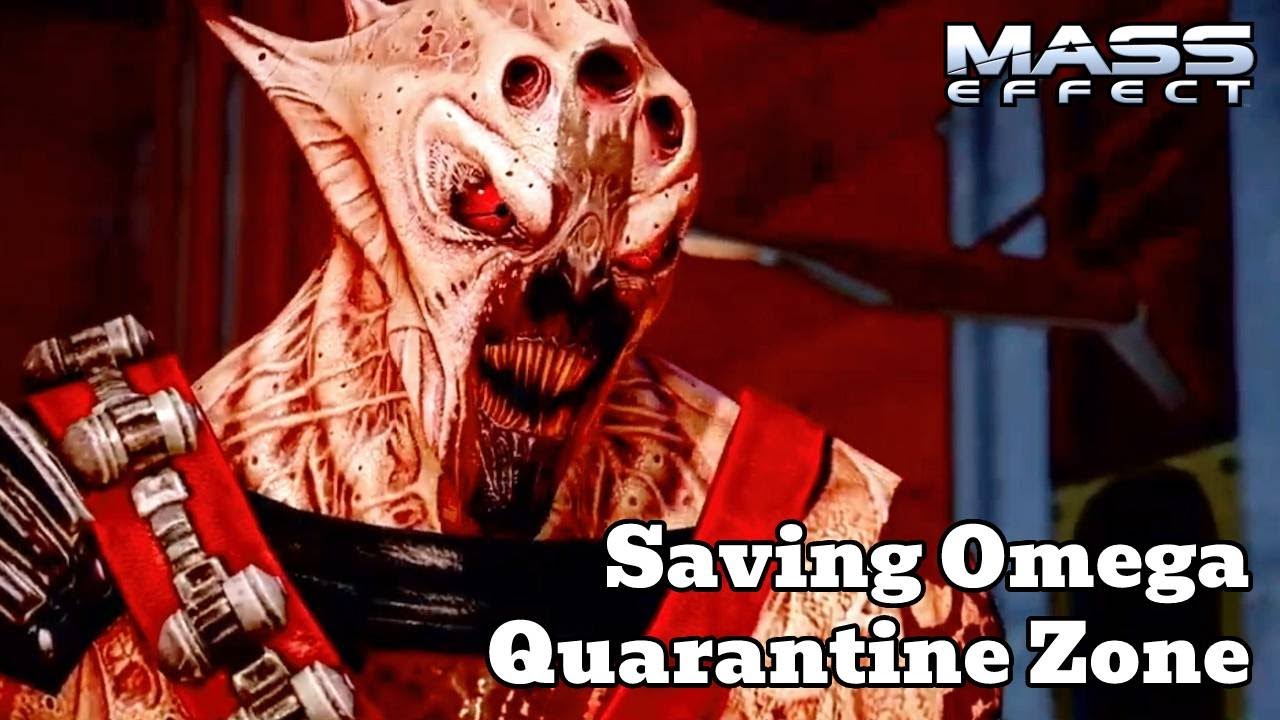 Saving Omega Quarantine Zone in Mass Effect 2