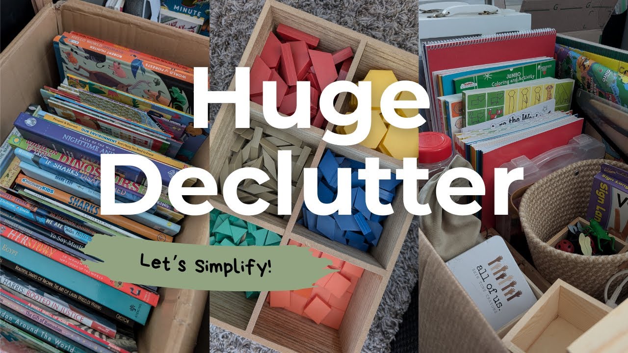 What We Decluttered from Our Homeschool | Huge Clean-Out