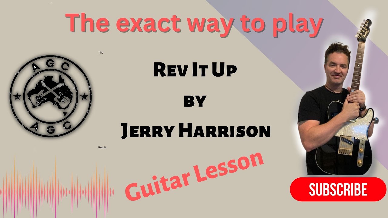 Rev It Up by Jerry Harrison, guitar lesson