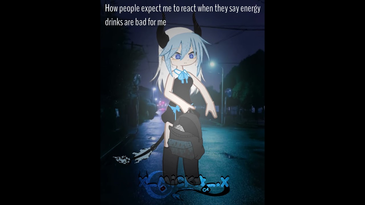 I love energy drinks 😌 #gacha #tween #alightmotion #meme #energydrink #gachaalightmotion