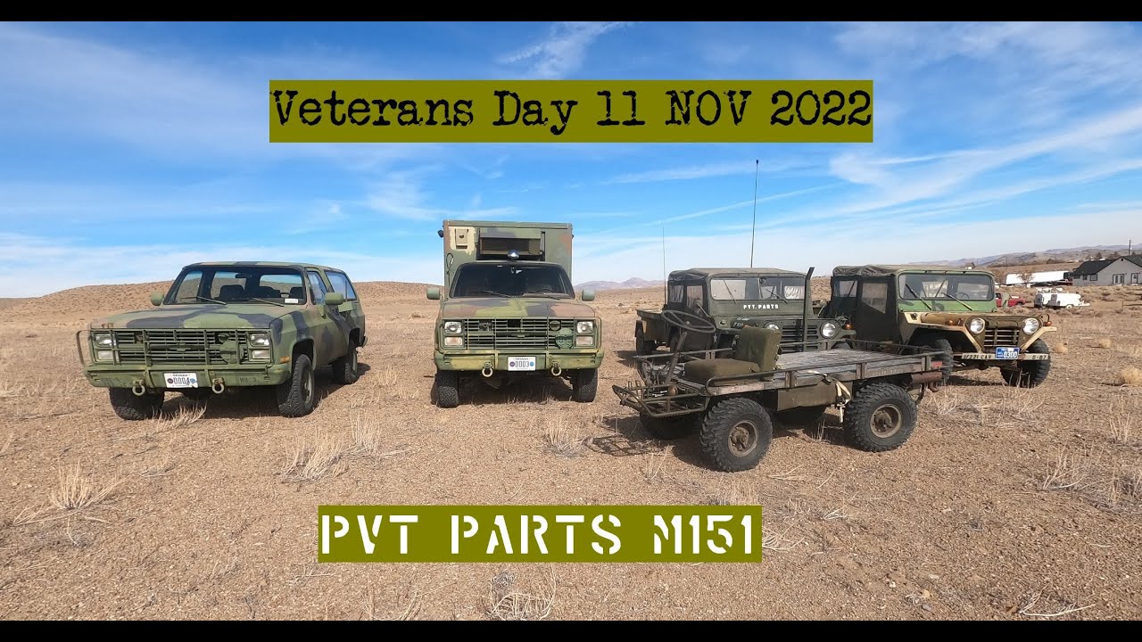 PVT Parts and Crew Honor the Veteran Vehicles here at the house