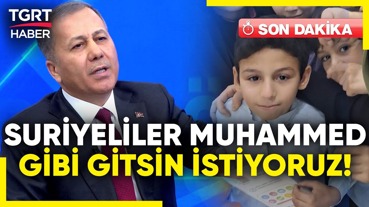 Bakan Yerlikaya Suriyeli Çocuğun Videosunu İzletti: Muhammed Gibi Göndermek İstiyoruz – TGRT Haber