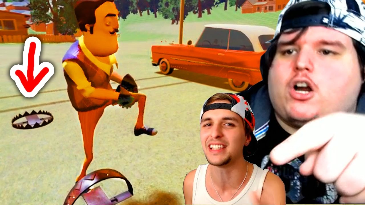 Hello Neighbor ATRAPADO EN SU TRAMPA con MI AMIGO CON PROBLEMAS del corazón #2
