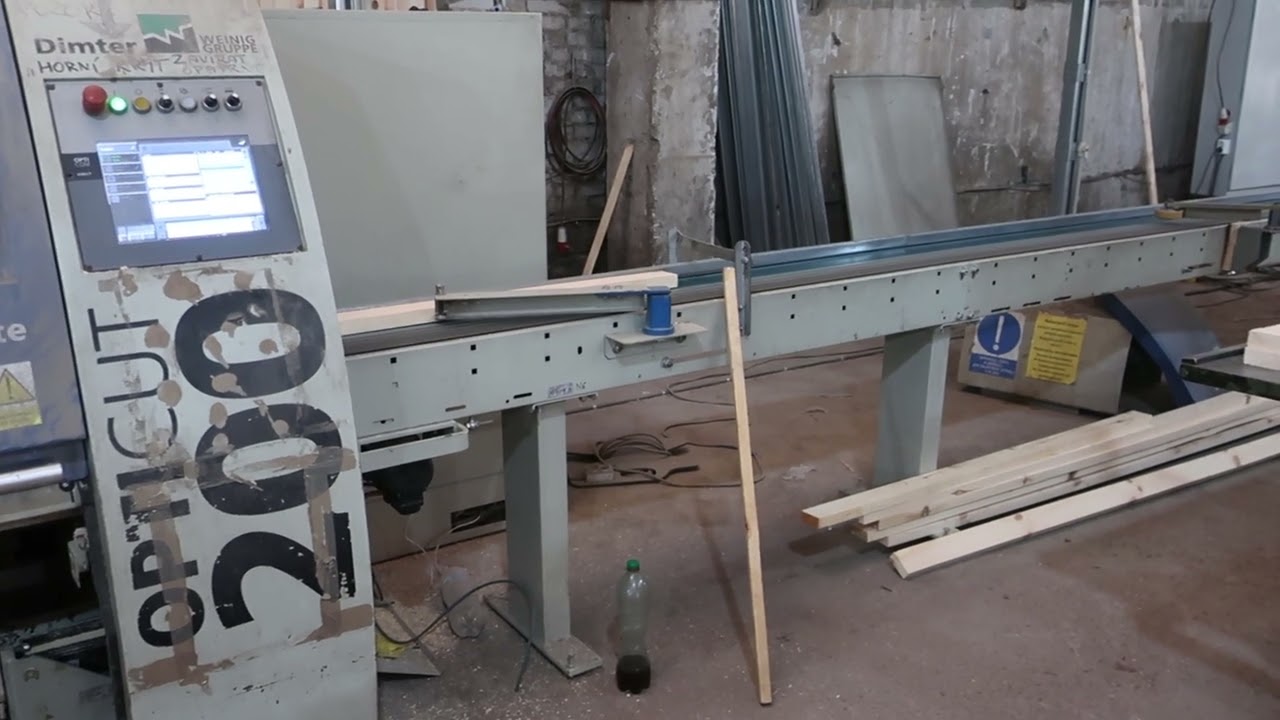 Weinig OptiCut 200 Защита от столкновения Часть 1