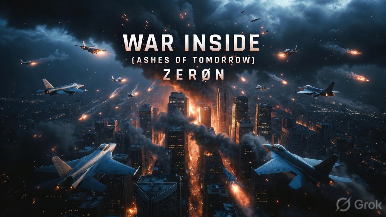 WAR INSIDE (Ashes of Tomorrow) | ZERØN | Official Rap Rock Anthem
