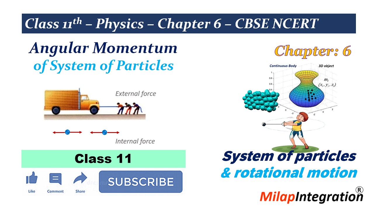 Angular Momentum Of System Of Particles Explained | Class 11 Physic