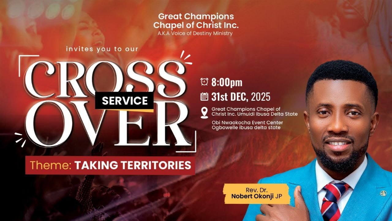CROSS OVER NIGHT || 31/12/2025 || YEAR OF GREATER GLORY