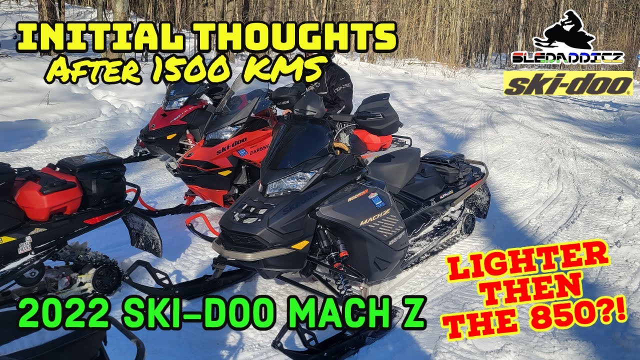 Первые мысли | Ski-Doo Mach Z 900 TurboR 2022 года | 1500 км | Управляемость, мощность, Smart Shox и многое другое!