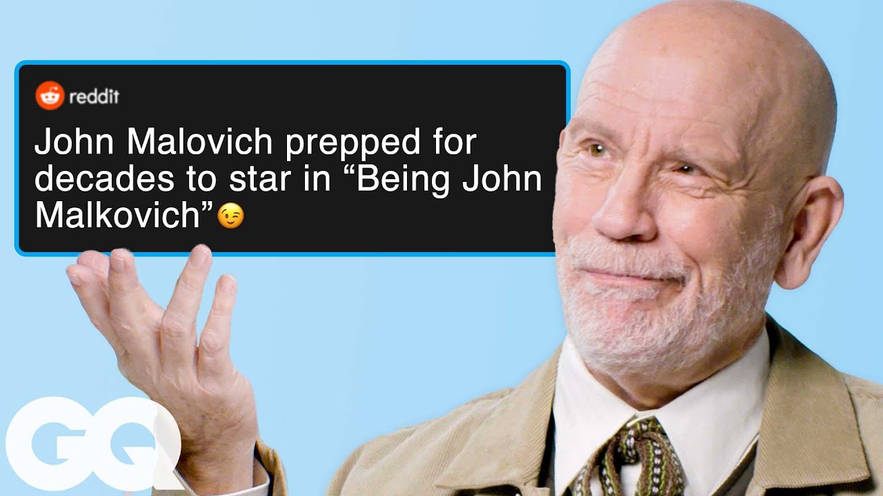 John Malkovich Replies To Fans Online | Actually Me