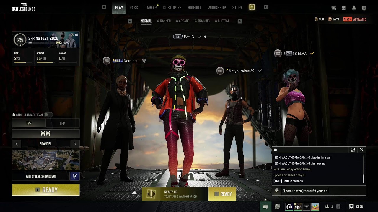 No ad Live PUBG with POTLIG #pubg #livestreaming #facecam #karnataka