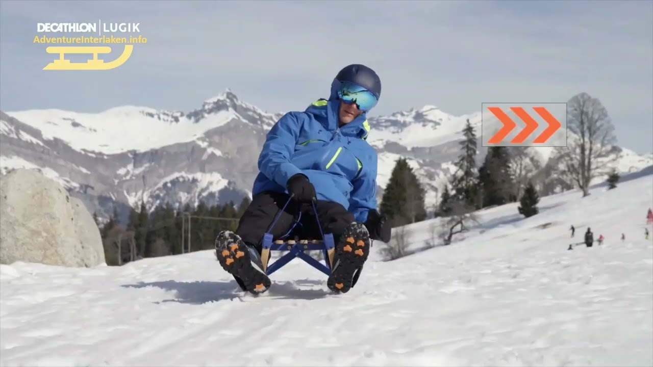 How to smoothly steer a sledge in Switzerland
