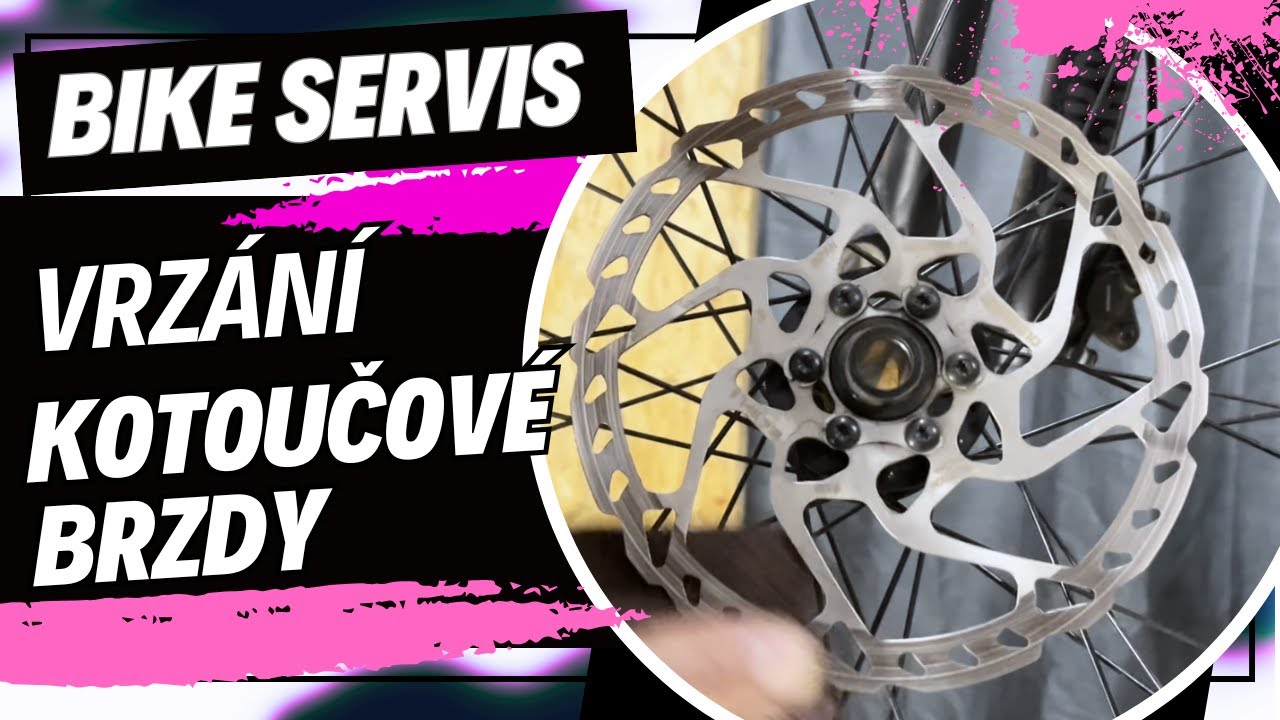 Skřípání, vrzání a pískání kotoučové brzdy při brždění. Jak odstranit pískot - Bike servis manuál