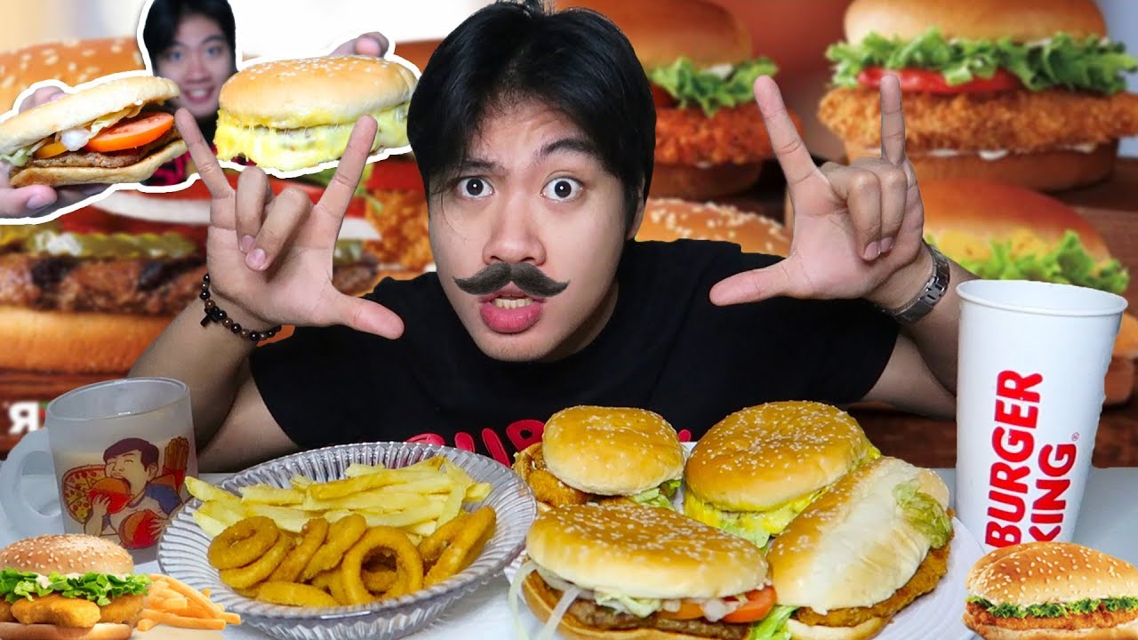 BURGER KING MUKBANG 2019 | XTRA LONG CHICKEN SANDWICH, CHICKEN NUGGET BURGER, atbp..