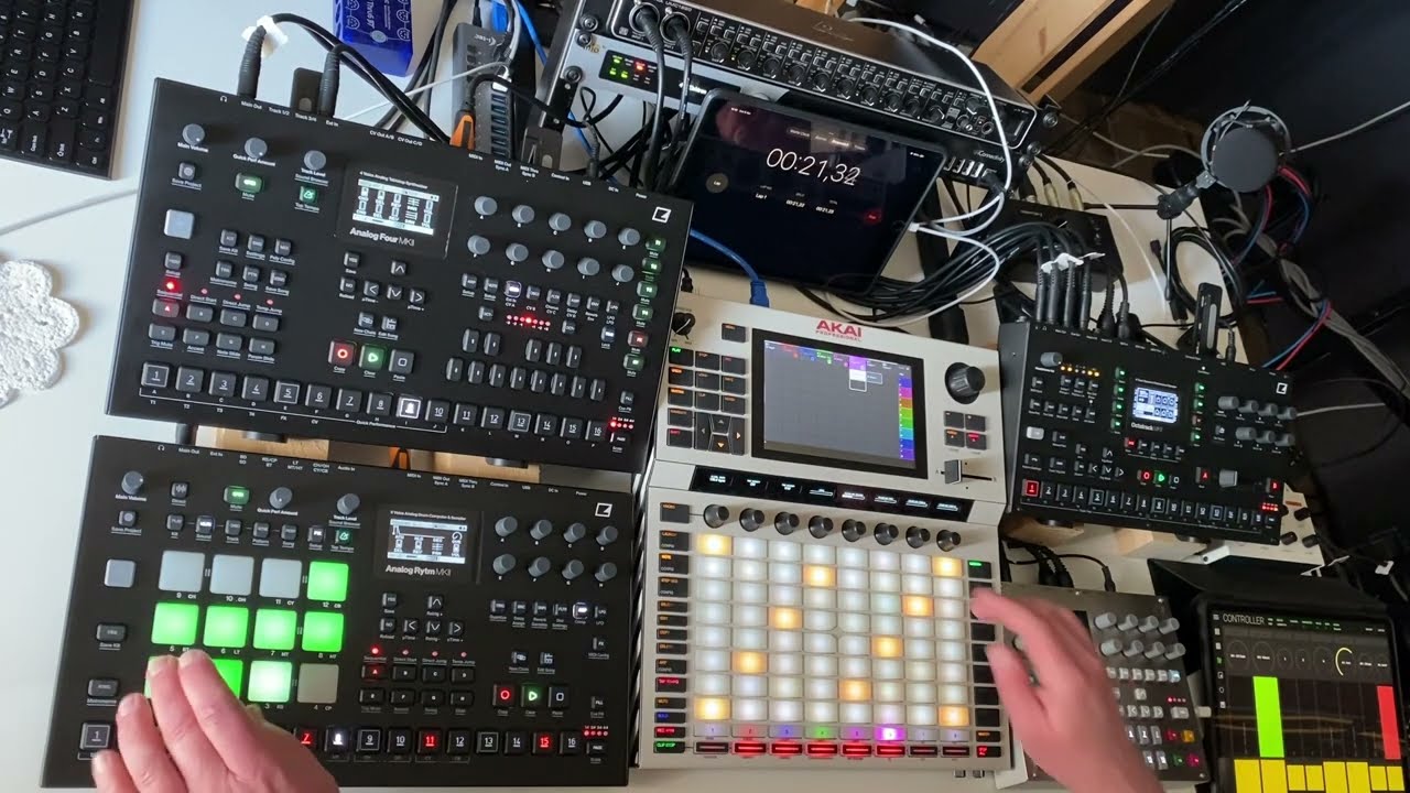 HWJ - Hypnosis #hardwarejam 022 - With Akai Force, Octatrack, Analog Four, Rytm & more
