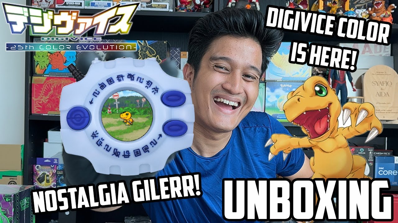DIGIMON DIGIVICE 25TH COLOR EVOLUTION UNBOXING! NOSTALGIA YANG AMAT!