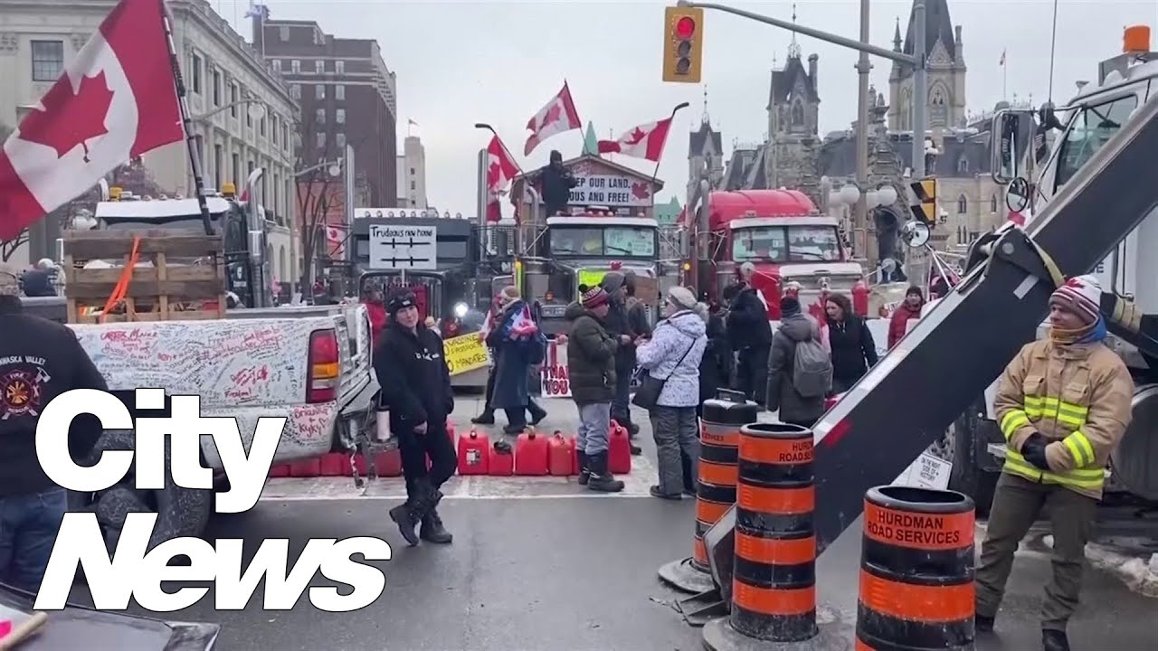 No sign truck convoy planning to leave