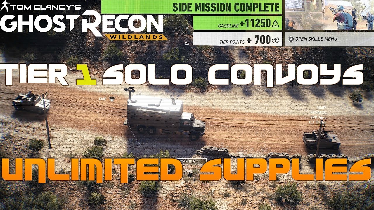 Ghost Recon Wildlands: Tier 1  Easy solo Convoy
