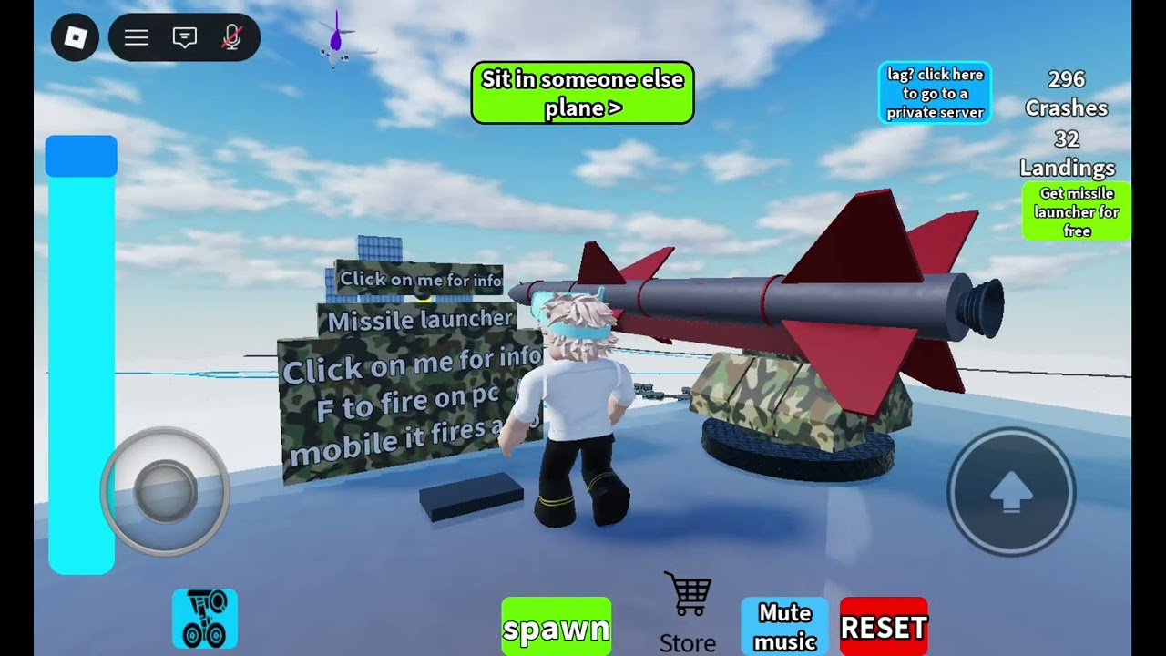 Im playing crash or land in roblox 