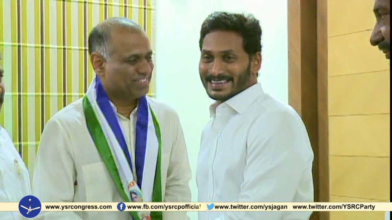 PVP  joined in  YSRCP in Presence of Party President YS Jagan @ Lotus Pond 13-March-2019