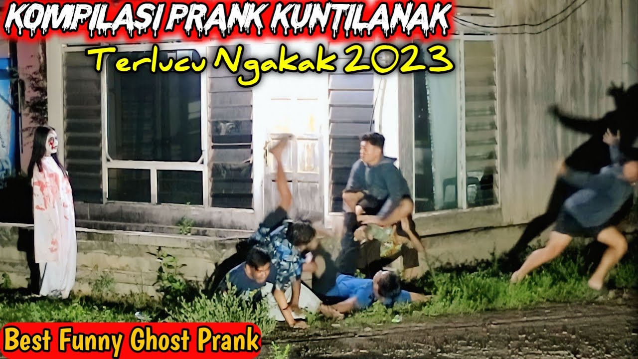 Kompilasi Prank Kuntilanak Terkini || Lucu Parah Bikin Ngakak || Funny Ghost Prank Compilation