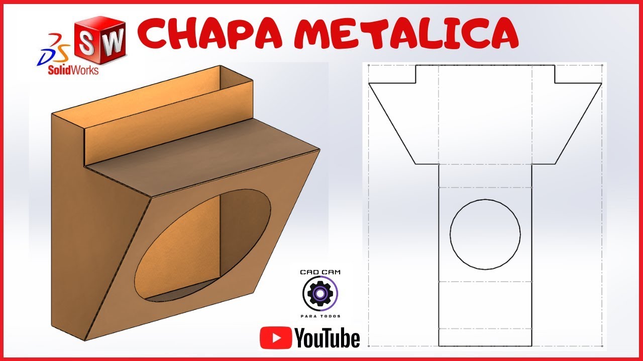👍CHAPA METALICA EN SOLIDWORKS [1]👀 2019