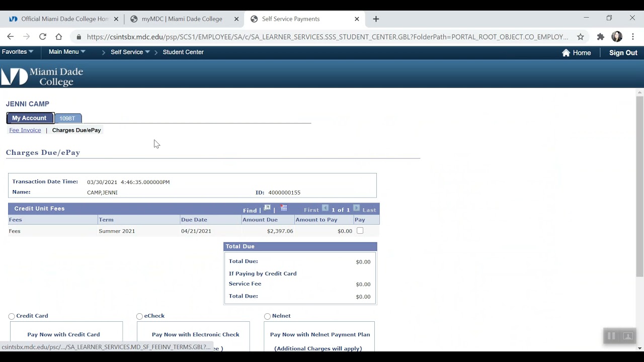 How to Enroll in Classes MDC