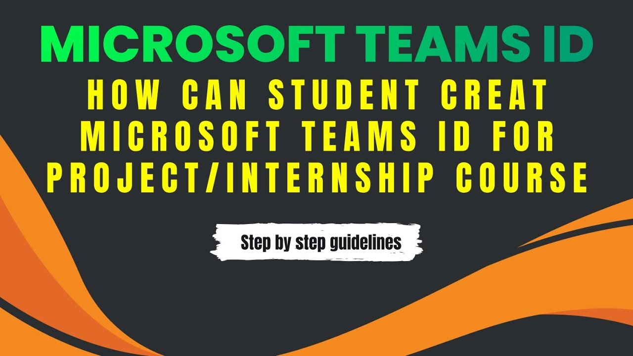 How to Create Teams ID step by step procedures | Teams ID | Outlook ID | Virtual University Students
