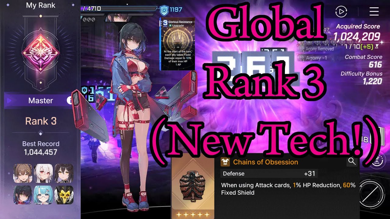 Global Rank 3 Challenge Run - New Strats! - Chaos Zero Nightmare