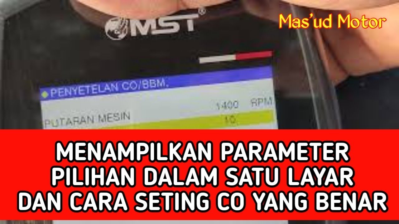 MENU TERSEMBUNYI MST 100 PRO. @masudmotor1195