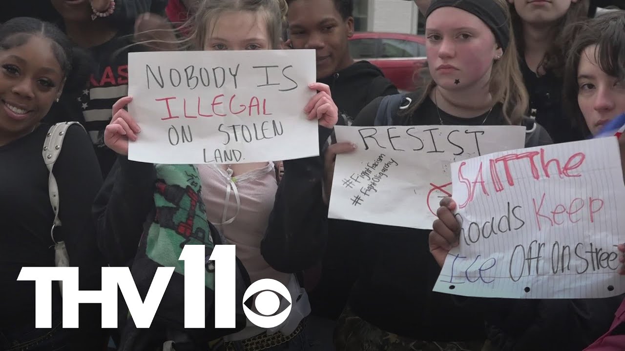 Arkansas students facing consequences for participating in ICE protest