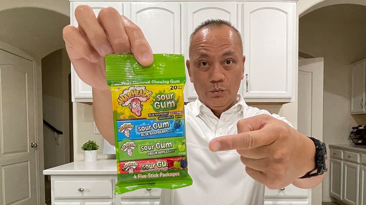 👂 ASMR WARHEADS SOUR GUM CANDY (3 FRUIT FLAVORS) AND EATING SOUNDS 👂 FULL VIDEO 👂 #asmr
