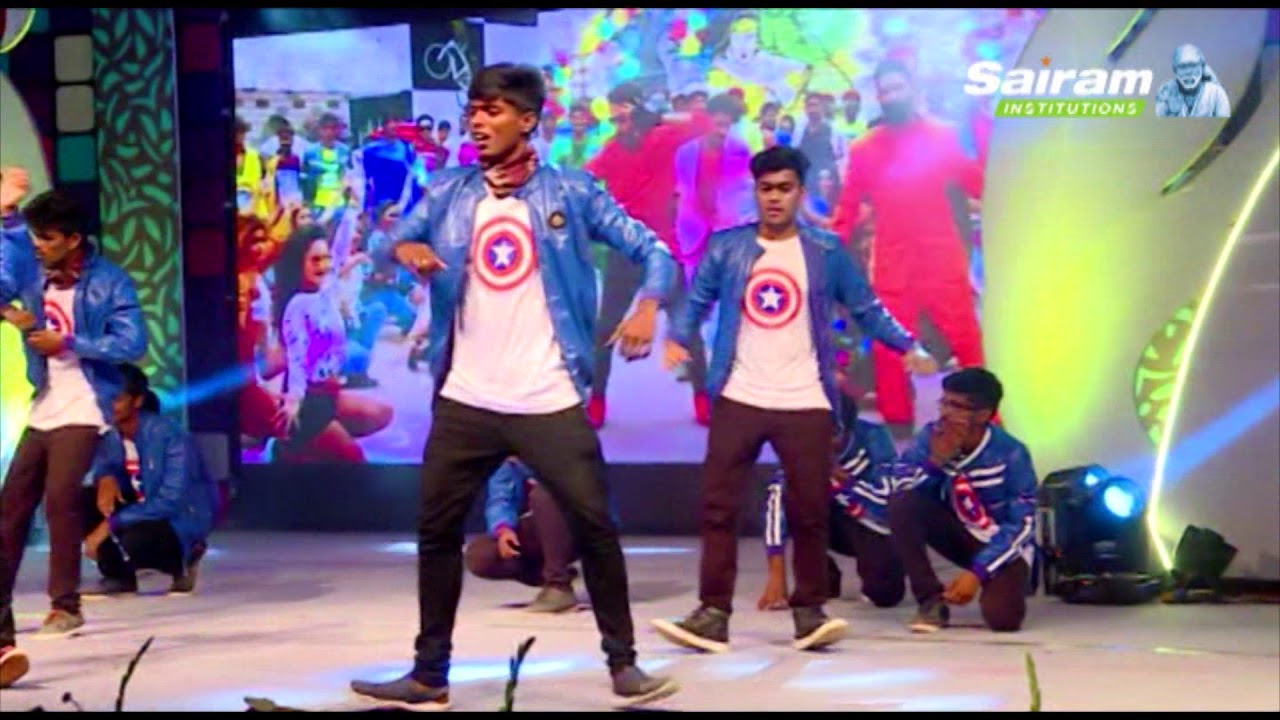 Sairam Engineering College Cultural 2018-S & H  BOYS DANCE