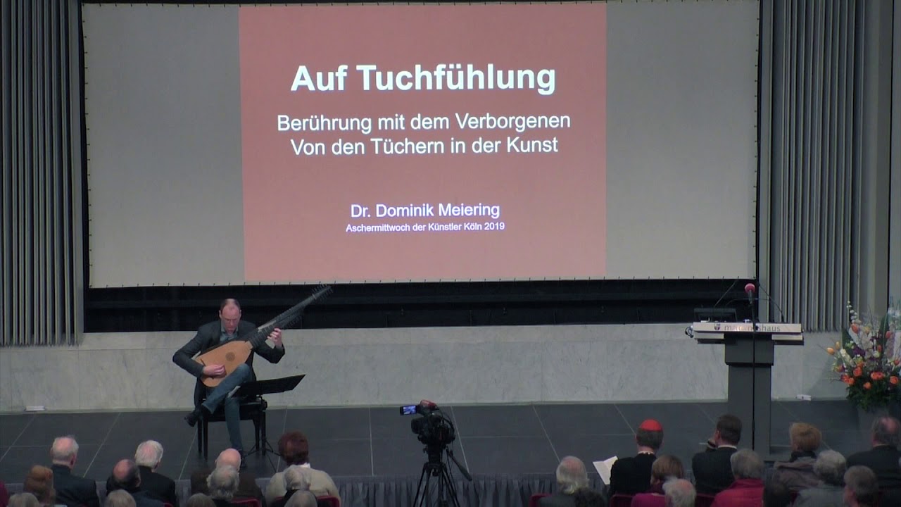 Aschermittwoch der K&uuml;nstler in K&ouml;ln 2019 - Klaus Mader, Barocklaute, Suite G-Dur