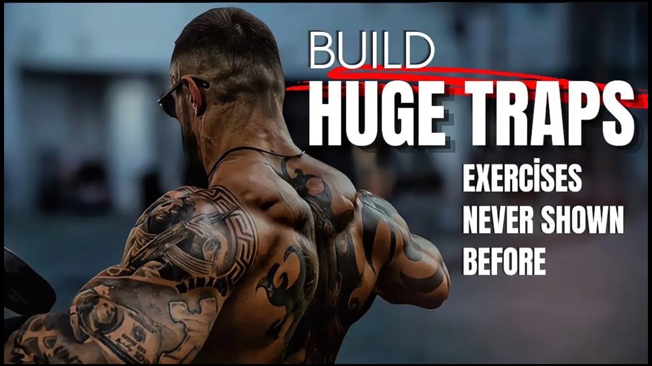 The TOP 4 EXERCISES to SCULPT Your TRAPS at the GYM!