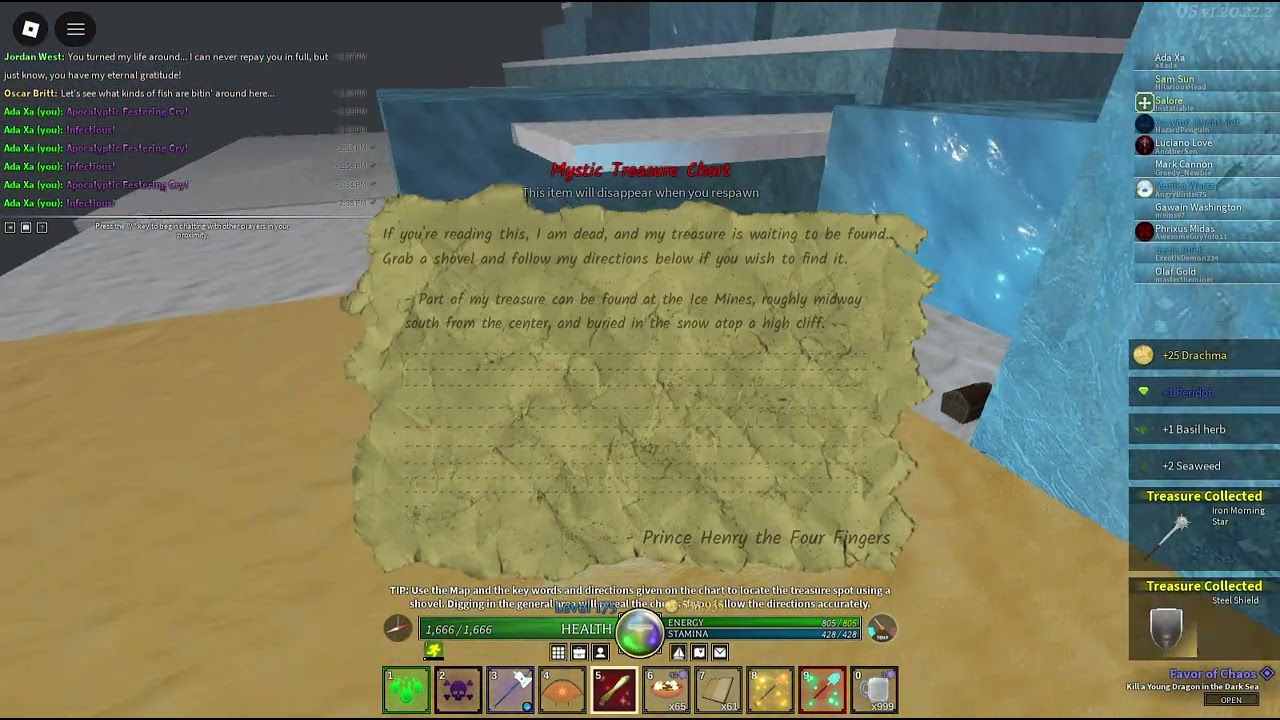 ice mines halfway south atop a high cliff buried in the snow arcane odyssey