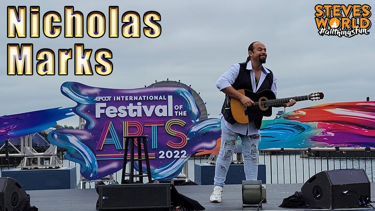 Nicholas Marks Flamenco Guitarist At The Epcot Festival of the Arts