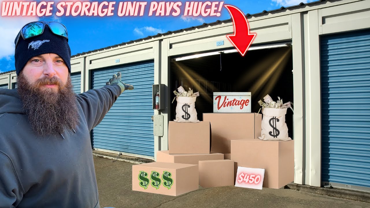 This storage unit was FULL of expensive vintage items!