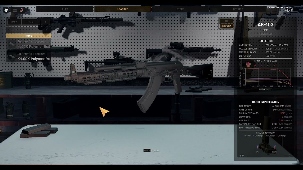 AK-103 loadout in brm5