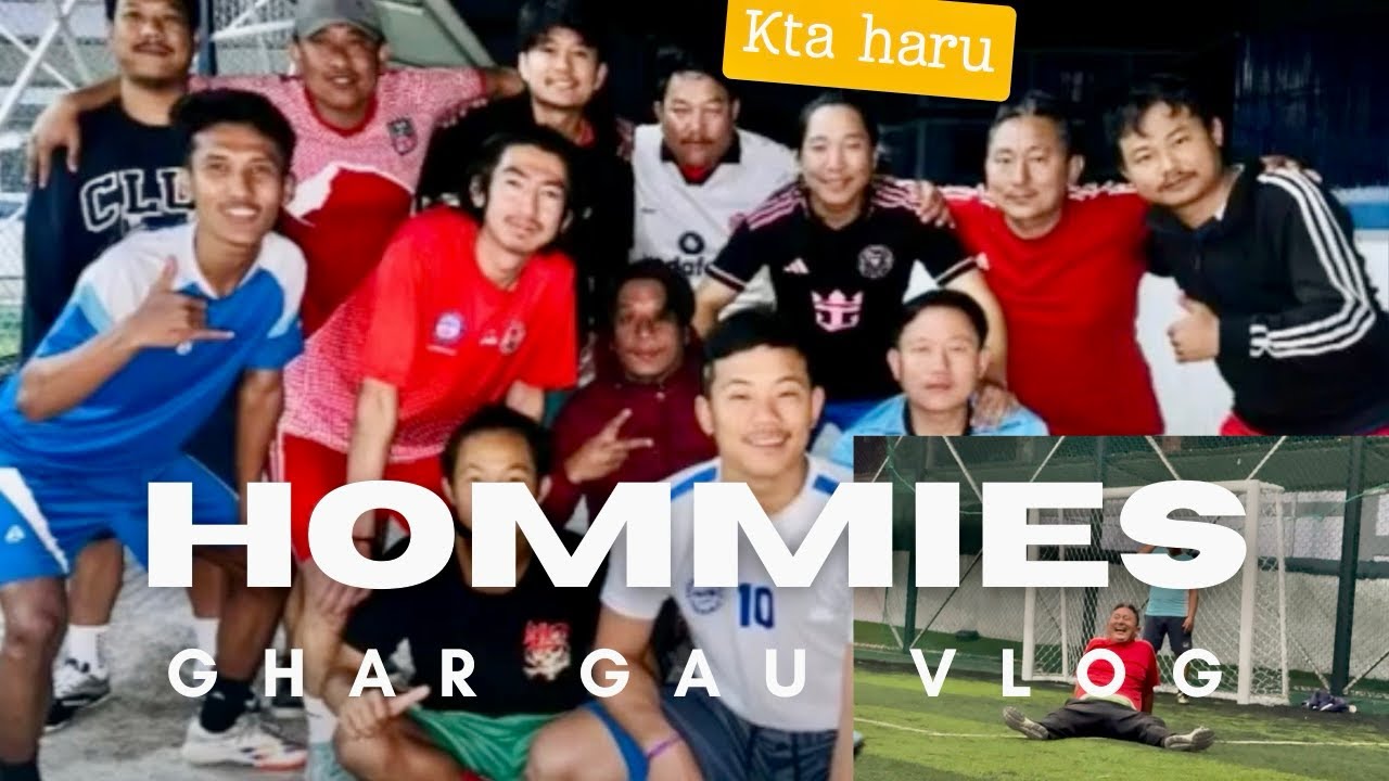 Ghar gau ma eso ramailo gardai kta haru sanga 