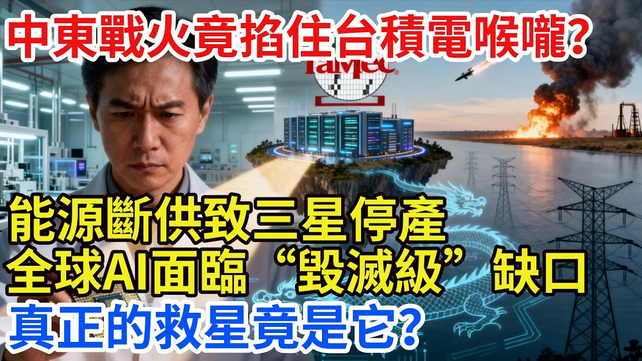 中東戰火竟能卡住台積電脖子？ 全球晶片業驚現“毀滅級缺口”！ 三星慘遭滅頂之災，誰將是救世主？【匠行強國】#工程#科技#中國基建#科普#高鐵#芯片 #全球趨勢新聞#科技#熱門