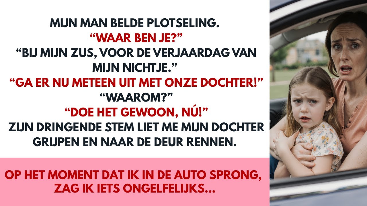 Mijn man belde en zei maar &eacute;&eacute;n zin: &ldquo;Ga onmiddellijk weg uit het huis van je zus.&rdquo;