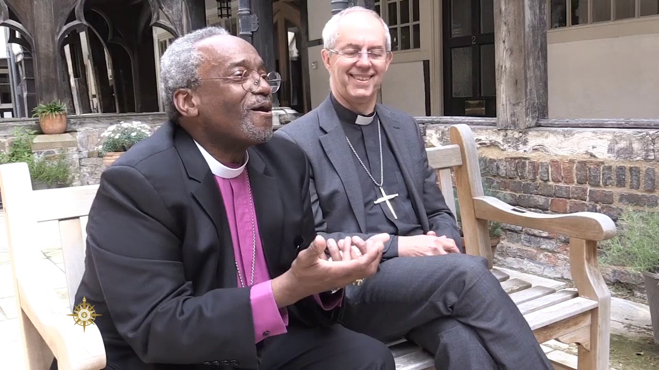 ACNS - Archbishop Justin Welby and Presiding Bishop Michael Curry on the eve of the royal wedding