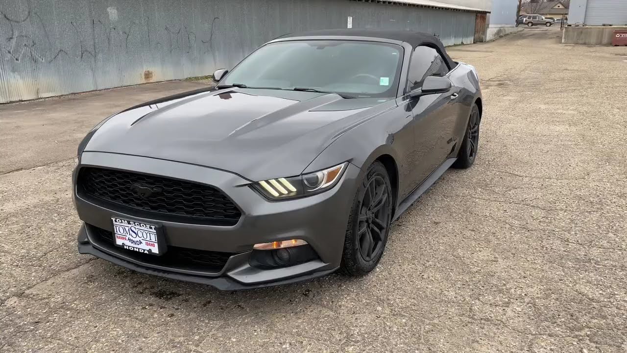 2017 Ford Mustang EcoBoost Convertible-Review
